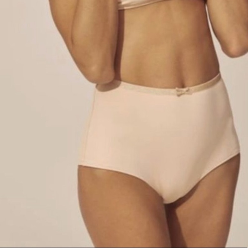 NWOT Solid & Striped Rose Bottom in Nude